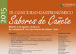 Condoray lanza la convocatoria al IX Concurso Gastronómico Sabores de Cañete 2015